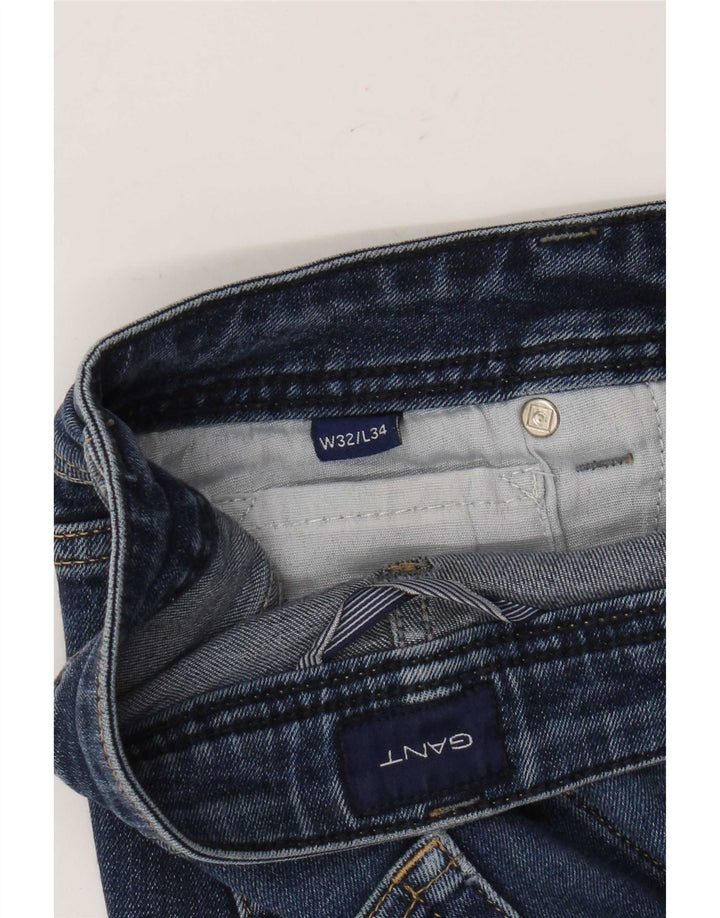 Джинсы мужские узкие Gant W32 L31 синие