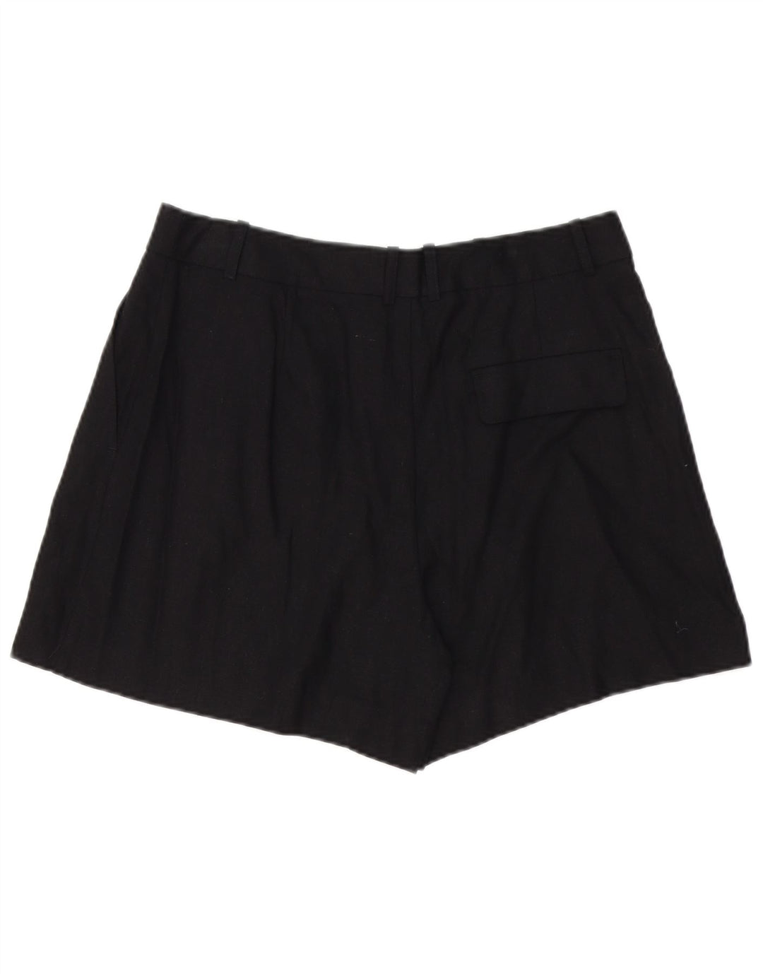 Женские шорты чинос Zara, большие, черные, льняные, W32