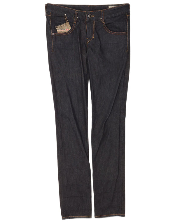 Женские узкие джинсы-стрейч Diesel W27 L32, темно-синий хлопок