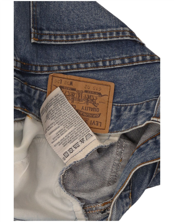 Женские джинсовые шорты LEVI'S W32, большие синие, хлопок