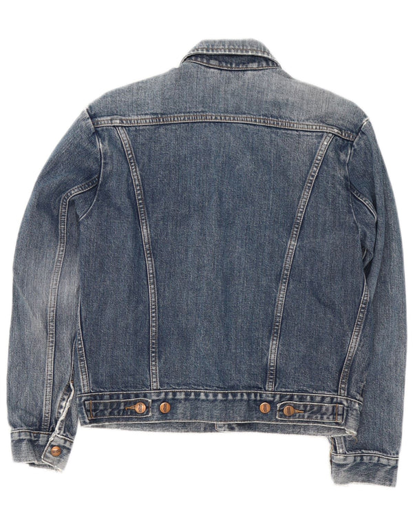 Женская джинсовая куртка Wrangler UK 14, хлопок среднего синего цвета