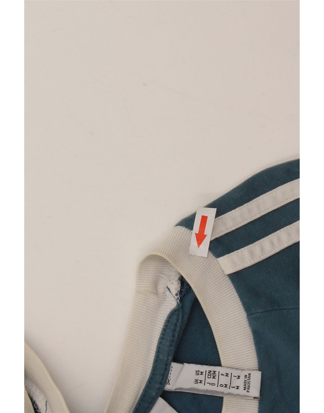 Мужская футболка ADIDAS из хлопка среднего синего цвета