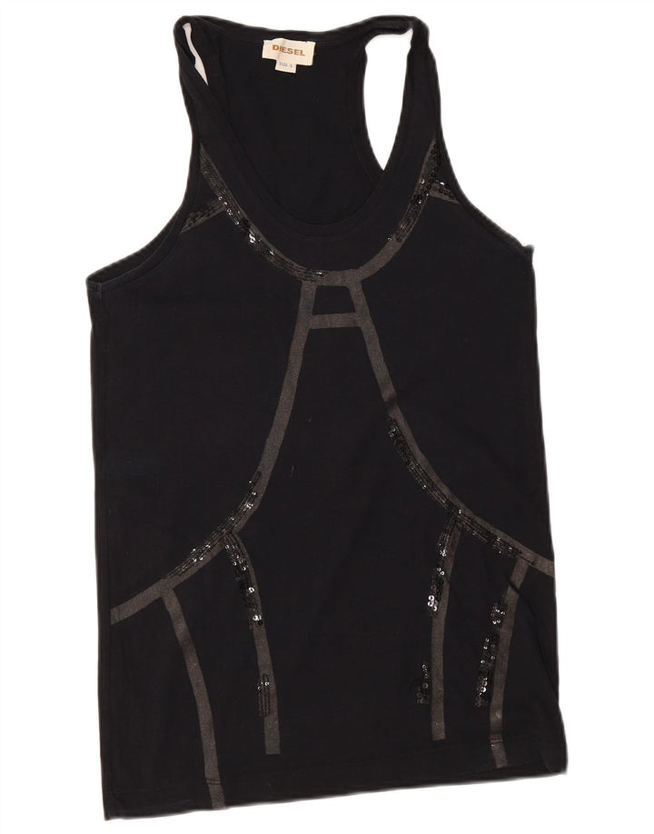 Женский жилет Diesel Top UK 10, маленький черный