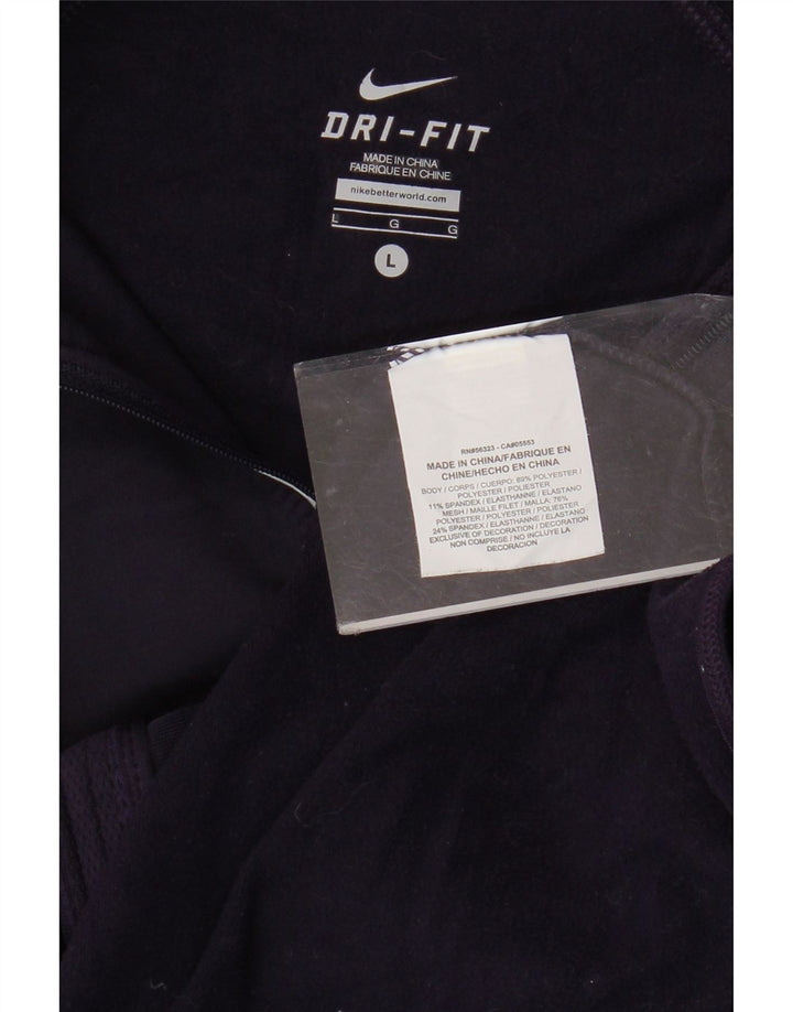 Женская спортивная куртка NIKE Dri Fit UK 14, большой фиолетовый полиэстер