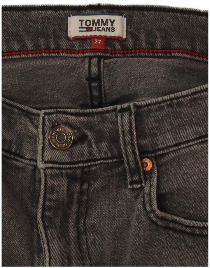 Женские джинсовые шорты Tommy Hilfiger W27, маленькие серые, хлопок