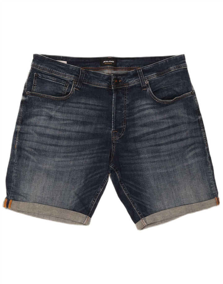 JACK & JONES Мужские джинсовые шорты 2XL W42 Синие, хлопок