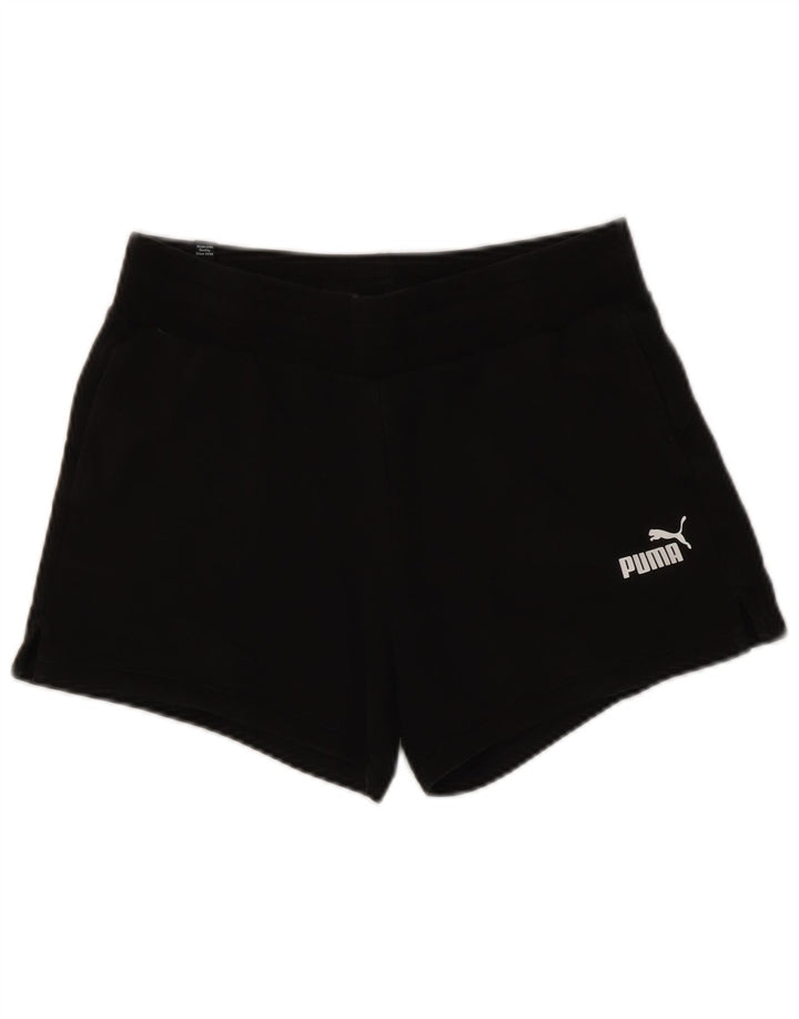 Женские спортивные шорты Puma UK 14, средние черные хлопковые