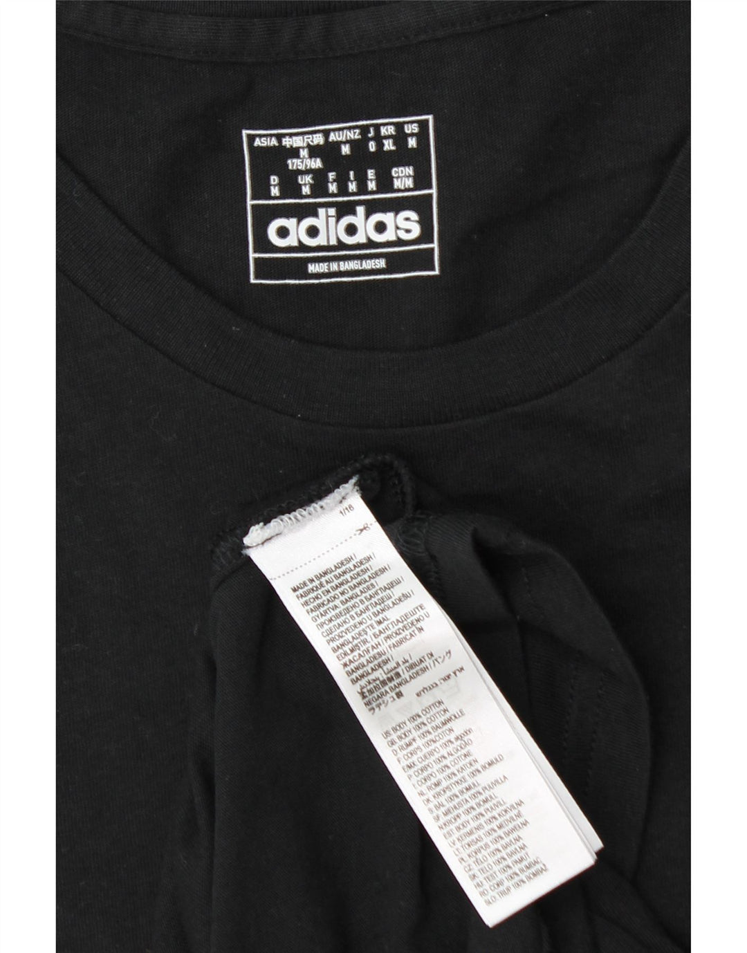 Мужская футболка Adidas Top Medium Black Cotton