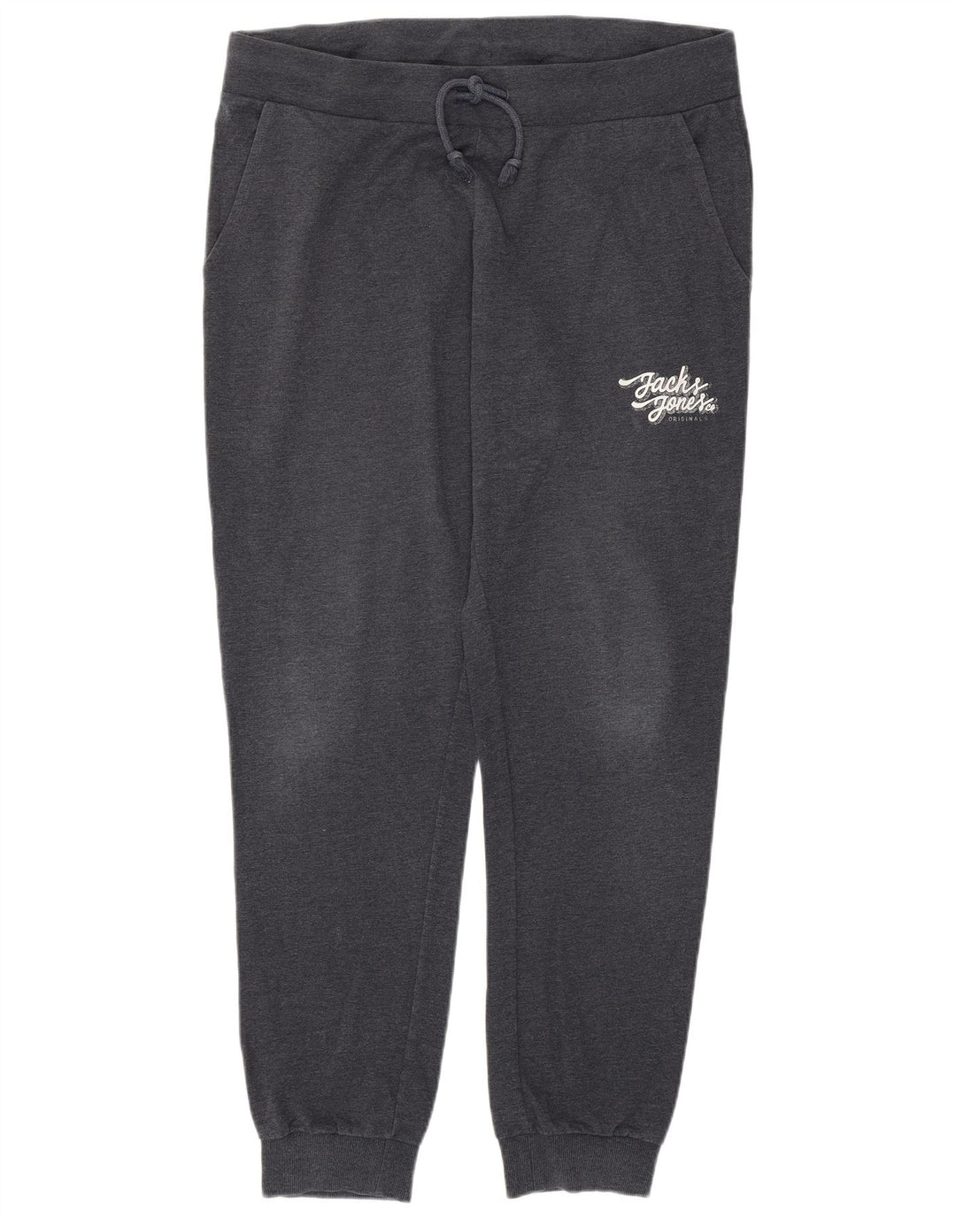 Мужские спортивные брюки Jack & Jones, джоггеры, большие серые, хлопковые