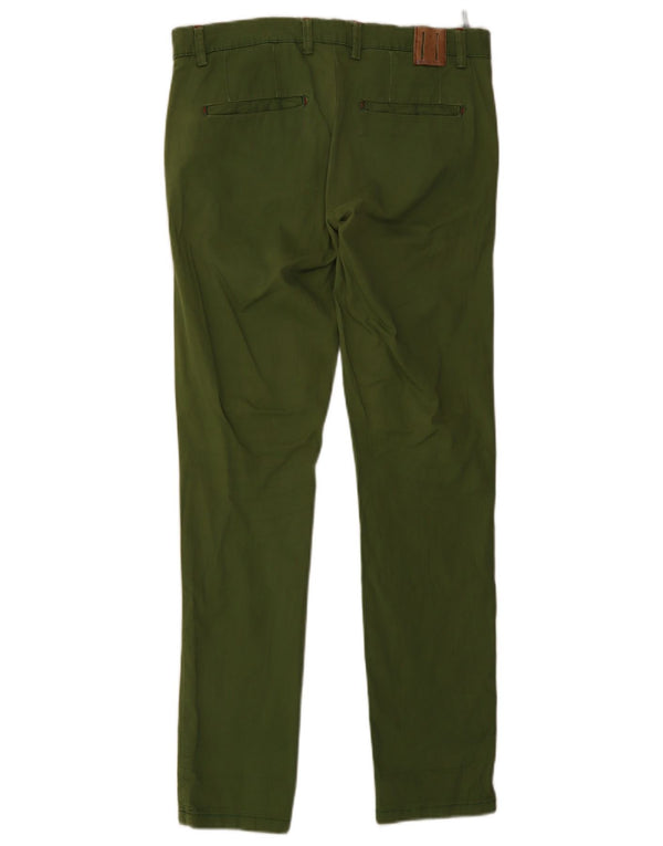 Мужские брюки-чиносы Zara Slim Fit EU 40 Medium W34 L34 Зеленые