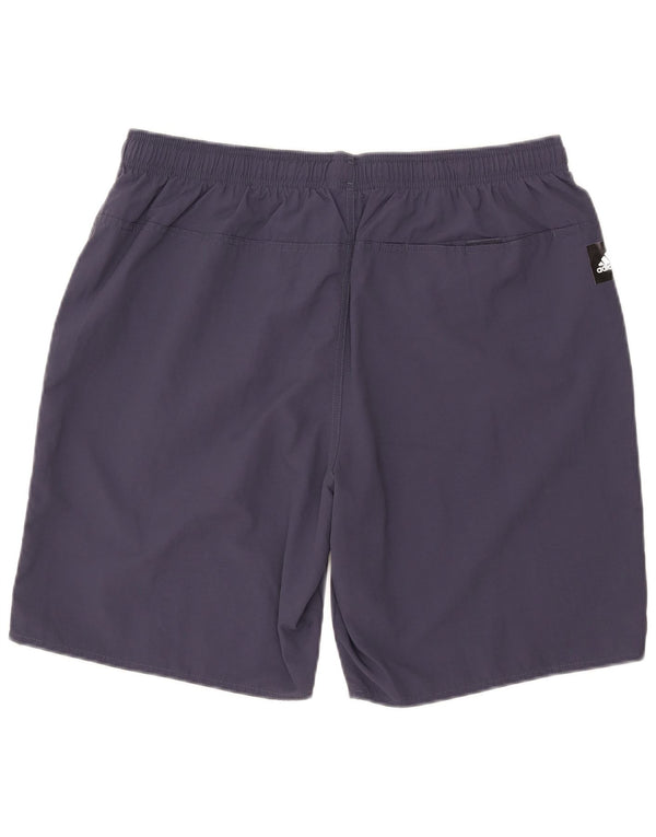 Мужские спортивные шорты Adidas 2XL темно-синие, нейлон