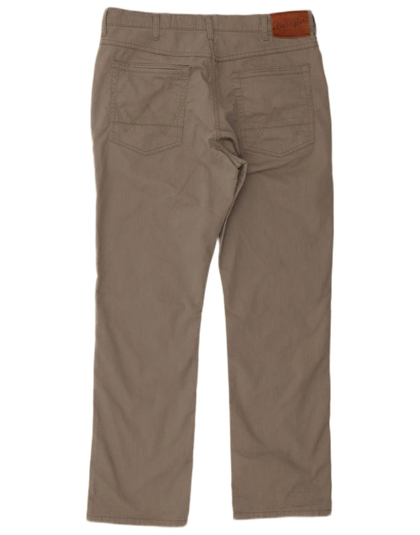 Мужские прямые повседневные брюки Wrangler Arizona Stretch W34 L30, серый хлопок