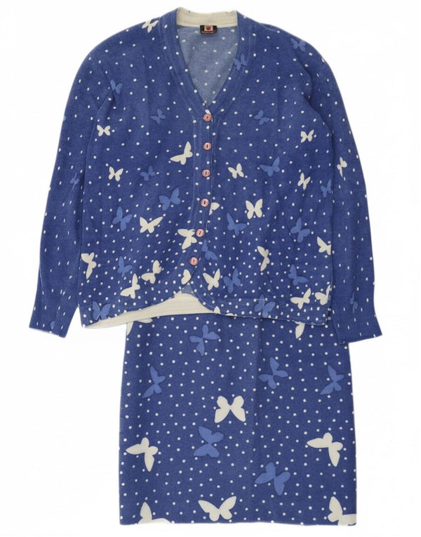 Женский комплект из 2 юбок Heron UK 14 Medium W34 Blue Spotted Butterfly