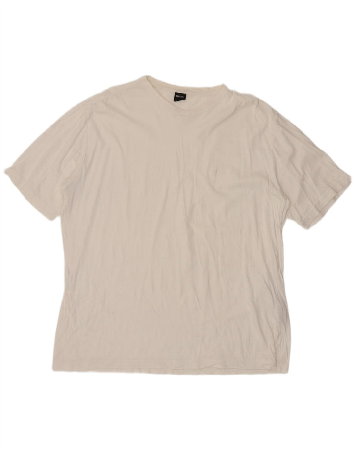 Мужская футболка Hugo Boss Top XL, белый хлопок