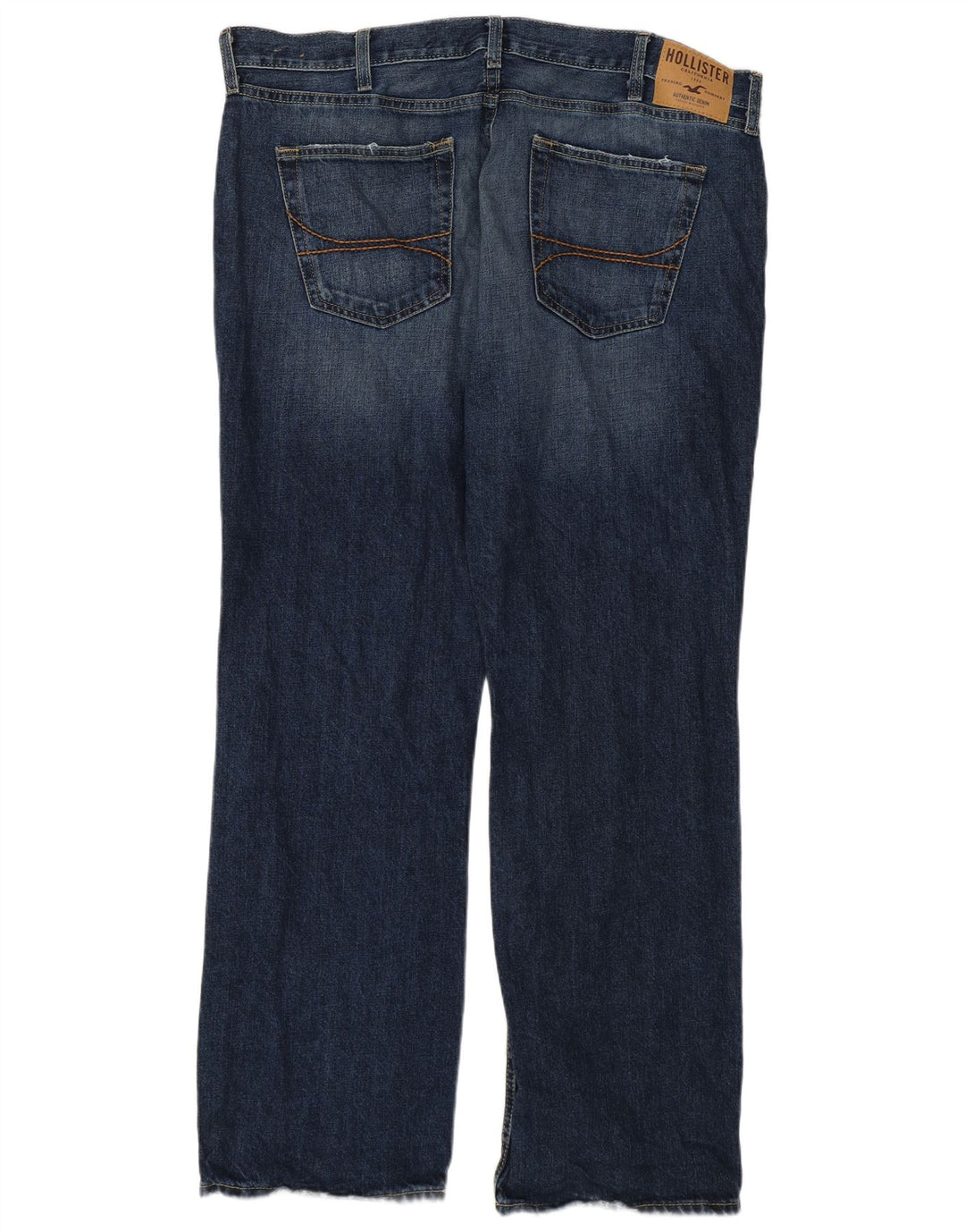 Мужские джинсы Hollister Bootcut W38 L30 темно-синие, хлопок
