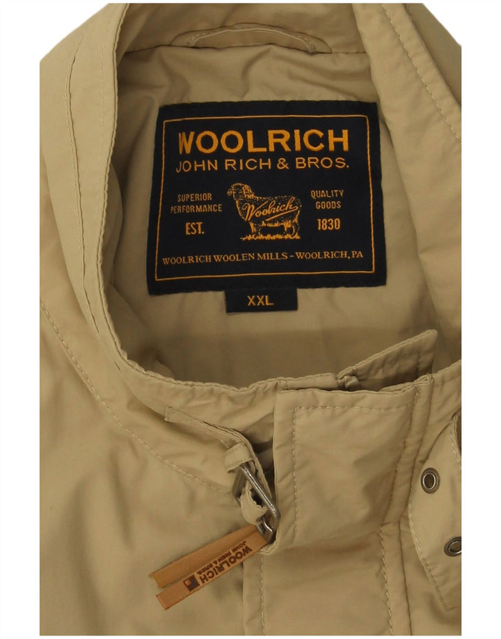 Мужская куртка Woolrich в стиле милитари UK 44 2XL Бежевый нейлон