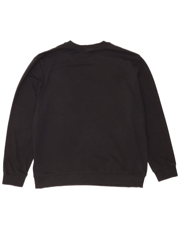Мужской свитшот с рисунком Calvin Klein 2XL, черный хлопок