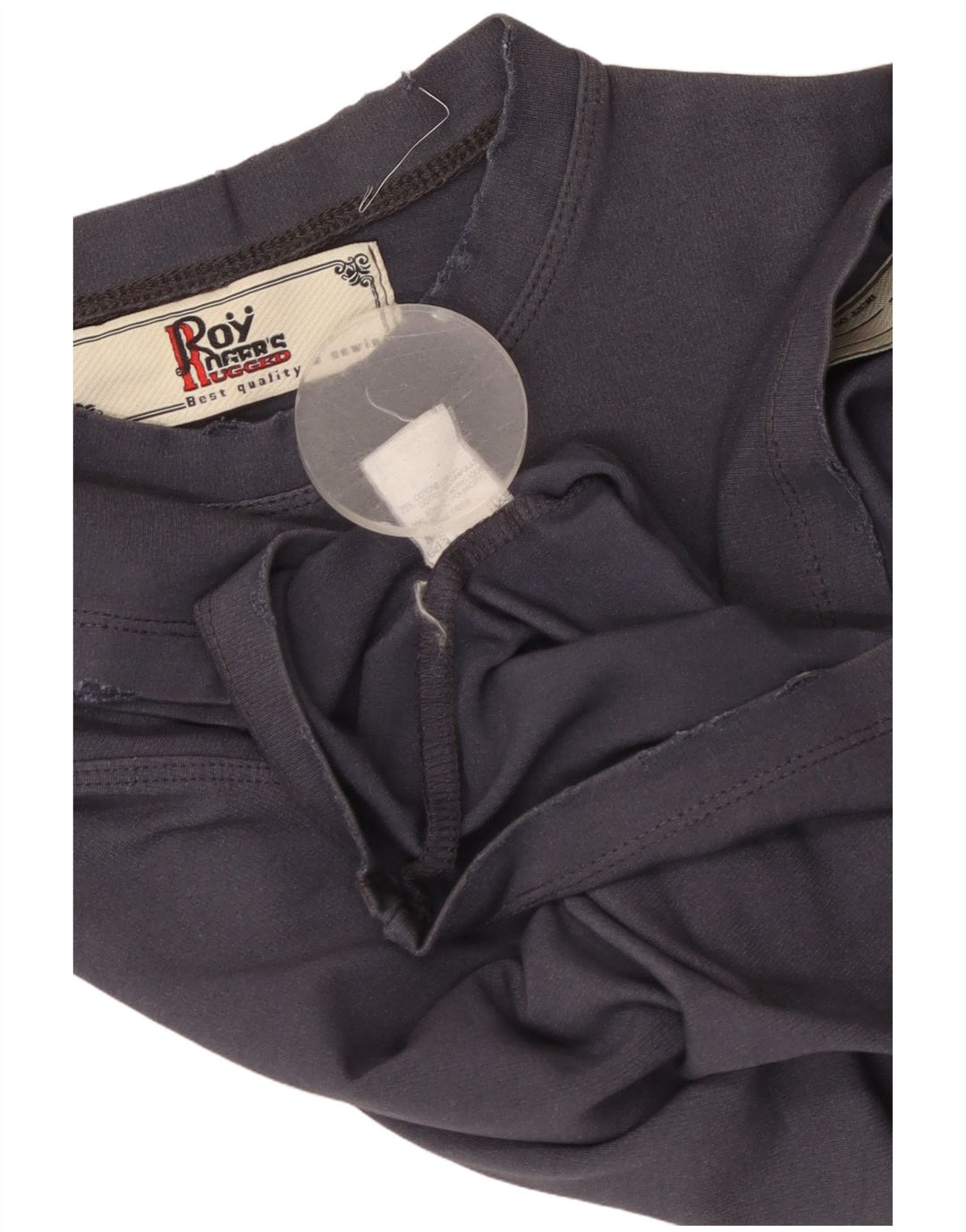 Футболка с рисунком ROY ROGERS для мальчиков, топ 13–14 лет, большой размер, темно-синий, хлопок