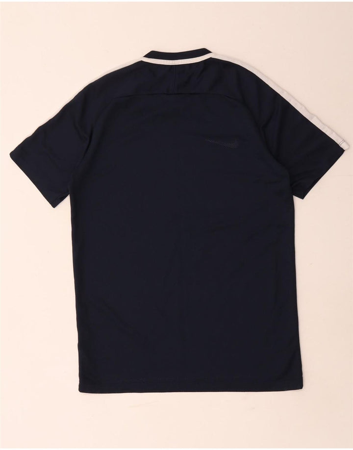 Мужская футболка Nike Dri Fit, маленький темно-синий цветной блок