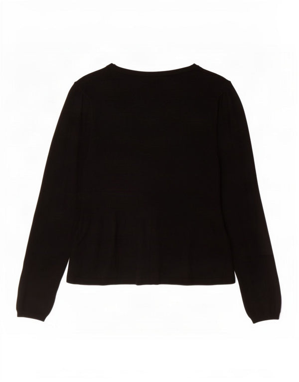Женский кардиган Marks & Spencer UK 14, средний черный, вискоза