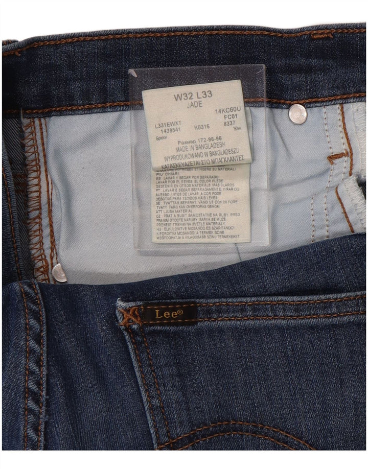 Женские прямые джинсы LEE Jade W32 L32, синий хлопок
