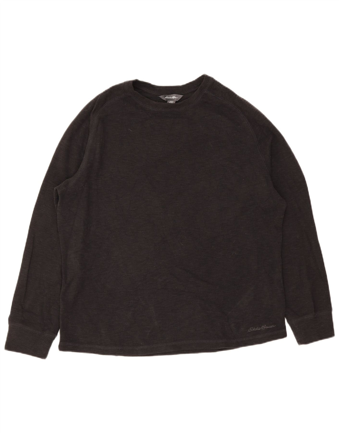 Мужской топ Eddie Bauer с длинным рукавом XL, черный хлопок