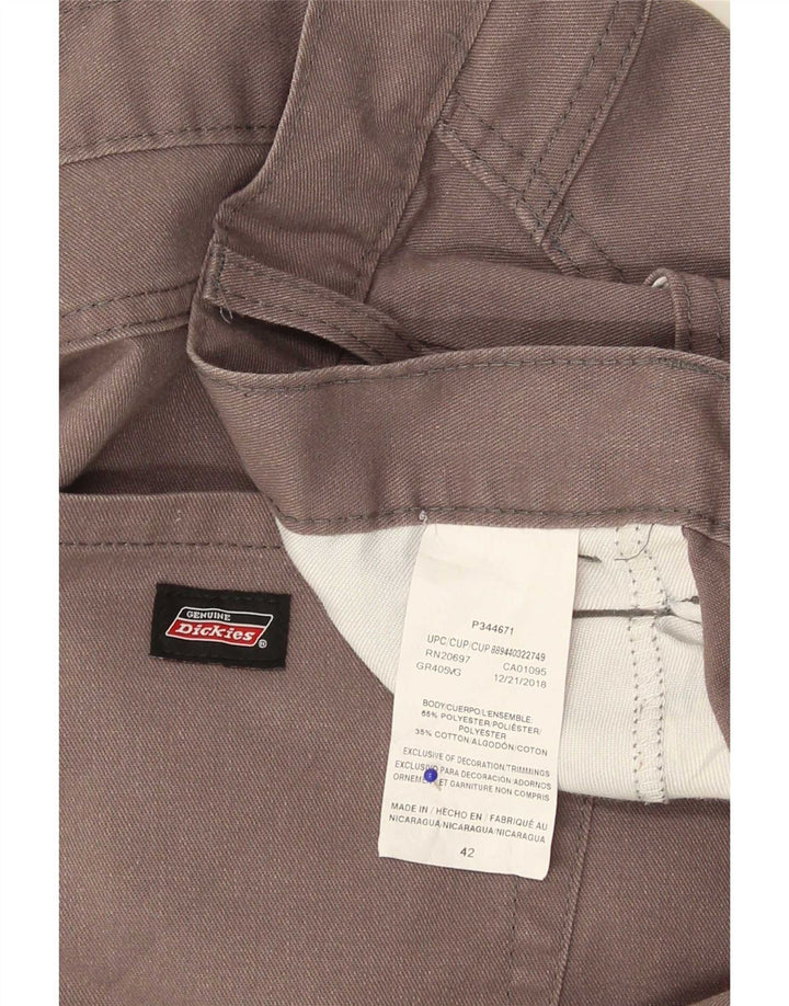 Мужские повседневные шорты Dickies W42 2XL, серые, полиэстер с цветными блоками