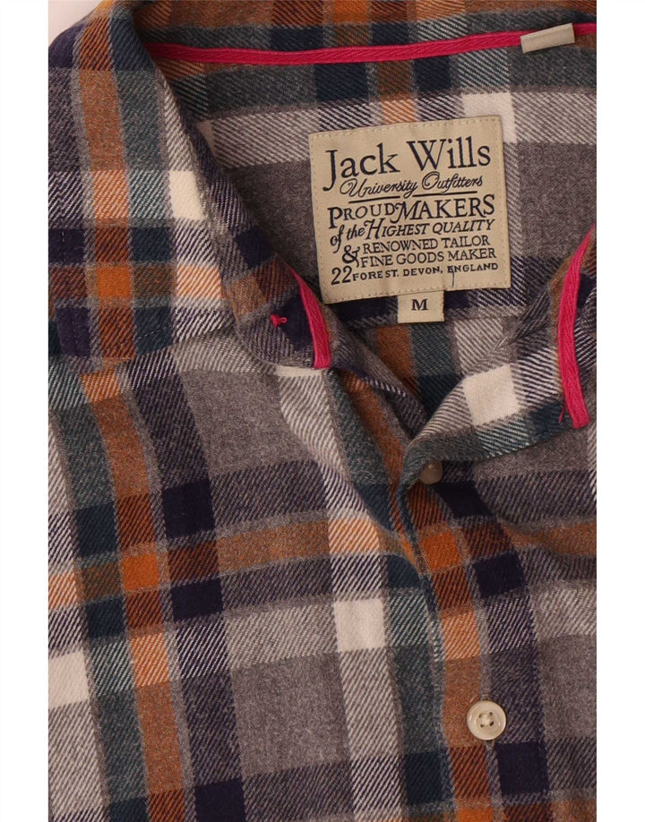 Мужская фланелевая рубашка Jack Wills, средний цвет, хлопок в клетку