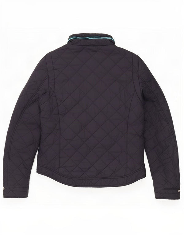 Мужская стеганая куртка с капюшоном Superdry UK 38, средний темно-синий нейлон