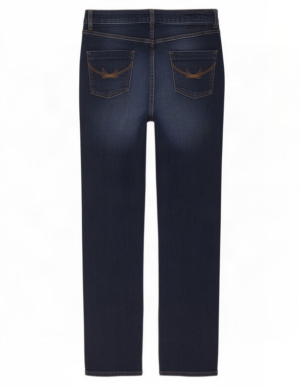 Женские прямые джинсы Marks & Spencer UK 12 Medium W30 L29 Темно-синие