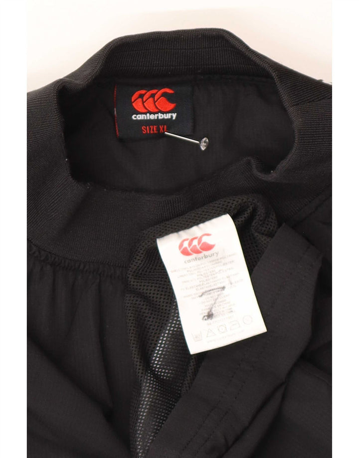 Мужской спортивный пуловер Canterbury Top XL, черный нейлон