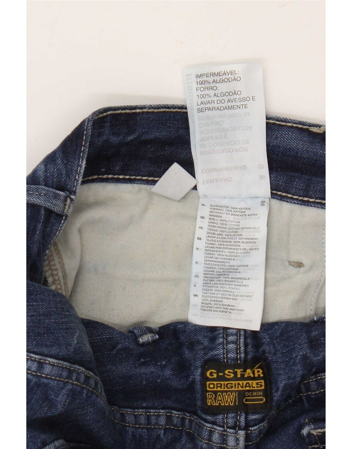 Мужские прямые джинсы G-Star W36 L32 синие, лоскутный хлопок