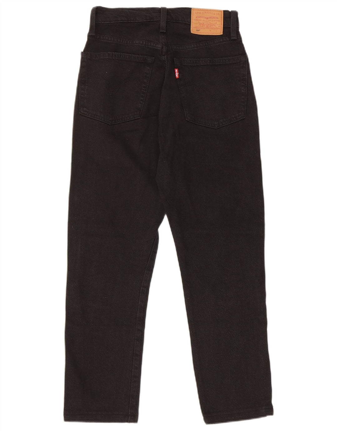 Женские прямые джинсы Levi's 501 W24 L24 черные