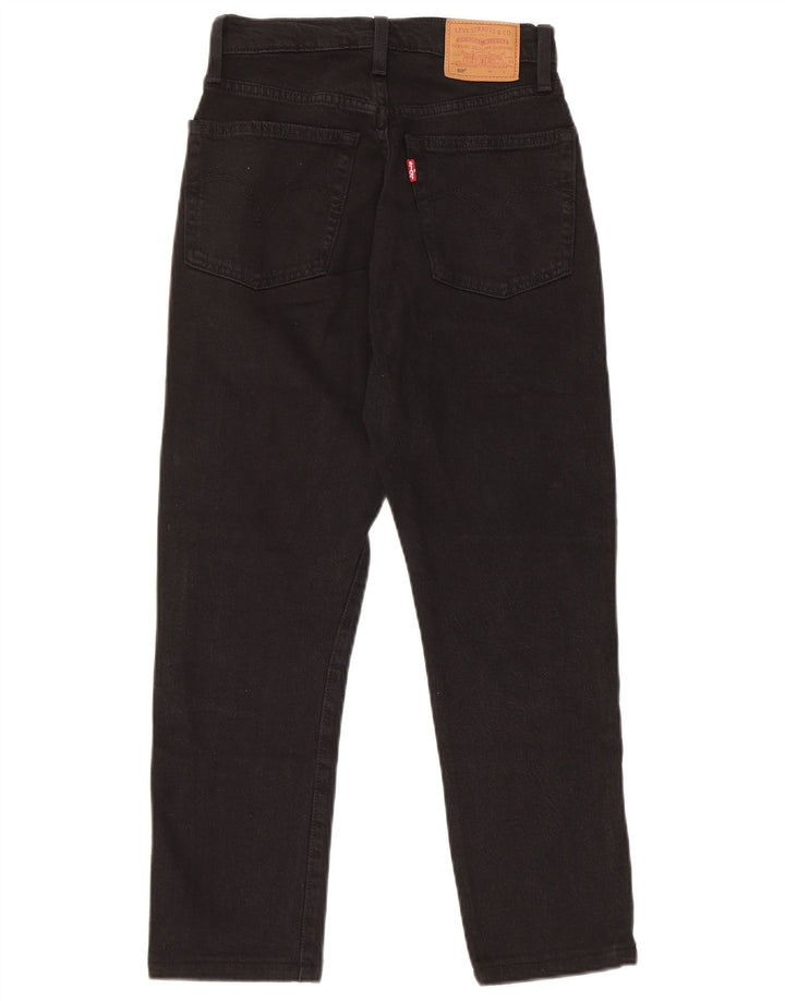 Женские прямые джинсы Levi's 501 W24 L24 черные