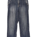 Мужские укороченные джинсы Trussardi W30 L24 синие, хлопок