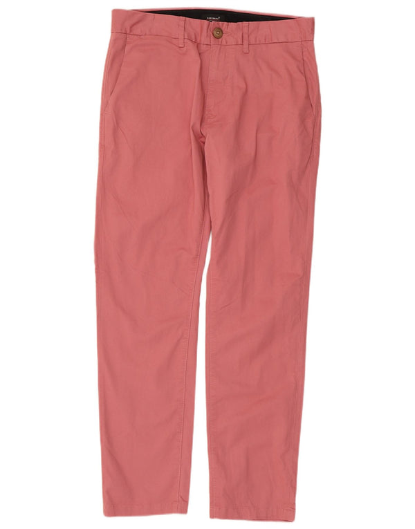Мужские брюки-чиносы Superdry Slim Fit W31 L30, розовый хлопок