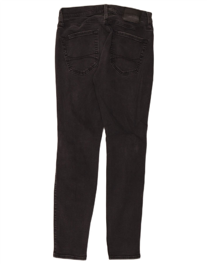 Мужские потертые узкие джинсы Hollister W30 L30, серый хлопок