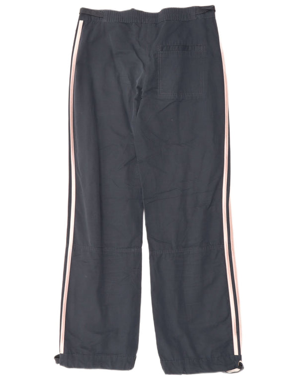 Женские прямые повседневные брюки Adidas UK 8 Small W30 L30 Темно-синий хлопок