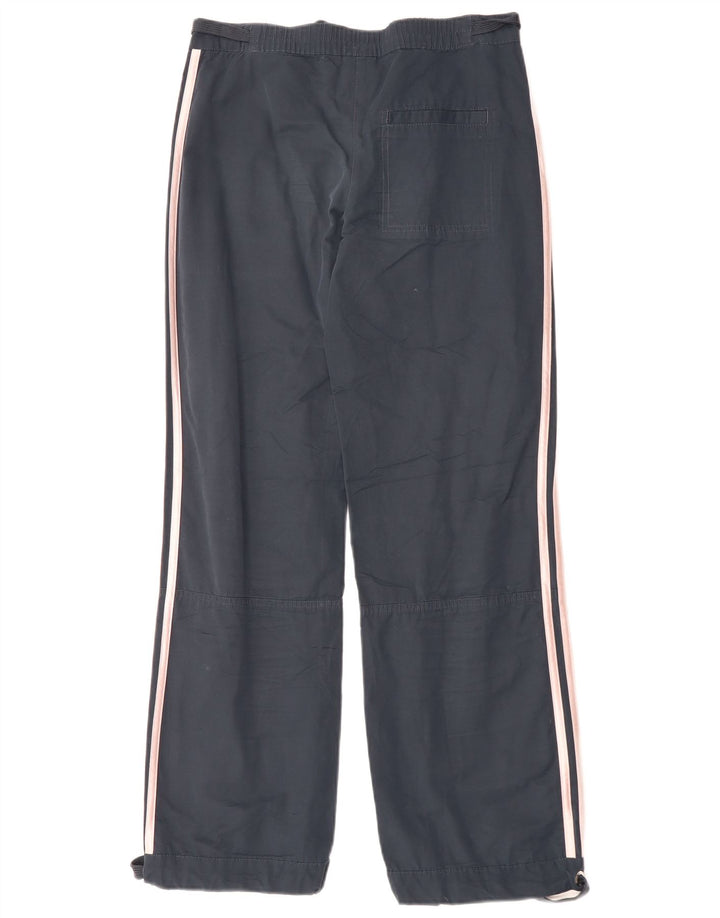 Женские прямые повседневные брюки Adidas UK 8 Small W30 L30 Темно-синий хлопок