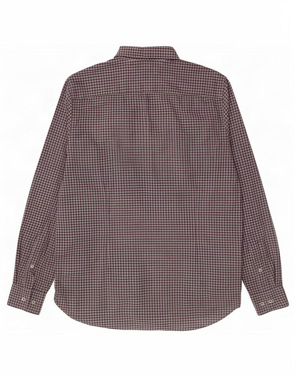 Tommy Hilfiger Mens Slim Fit Shirt XL Grey Check Cotton