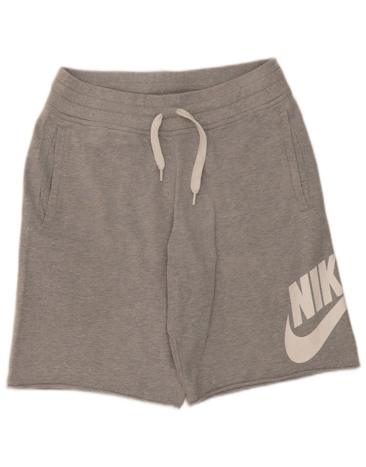 Мужские спортивные шорты с рисунком Nike, хлопковые серые пятнышки среднего размера