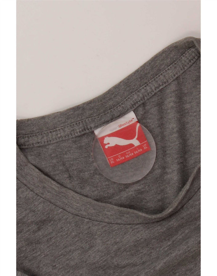 Мужская футболка с рисунком Puma Top XL Серая