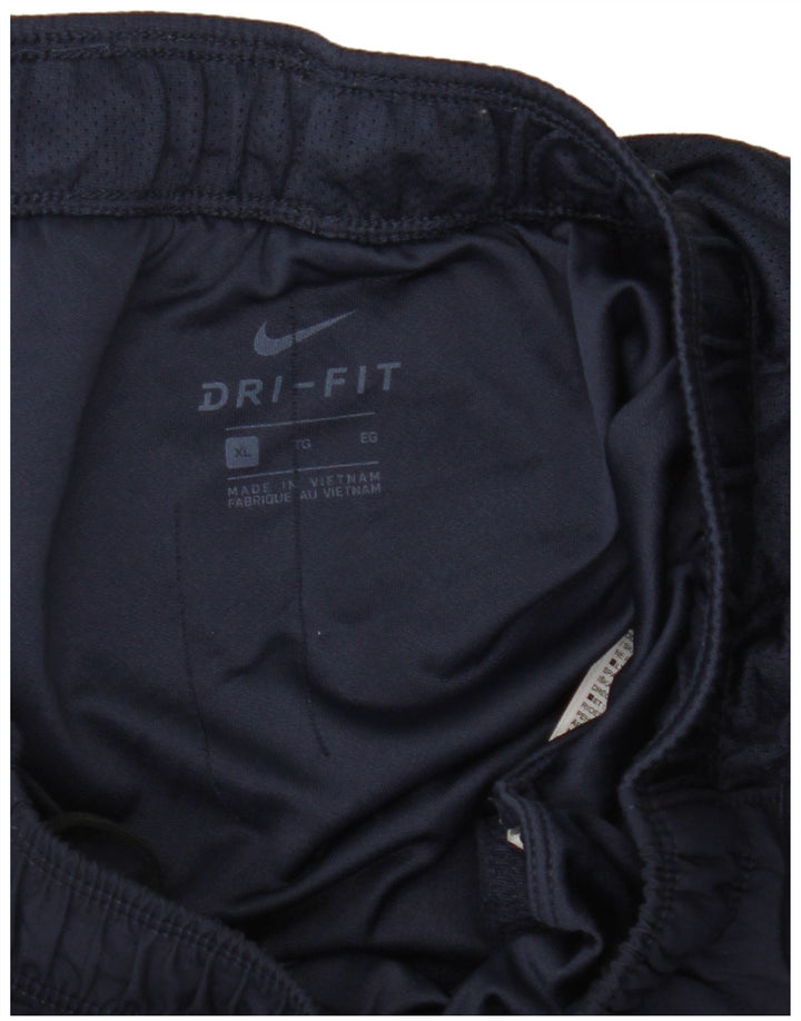 Мужские спортивные шорты Nike Dri Fit XL темно-синие из полиэстера