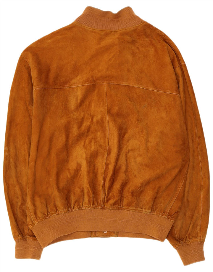 Мужской замшевый бомбер VINTAGE UK 42 XL, коричневый