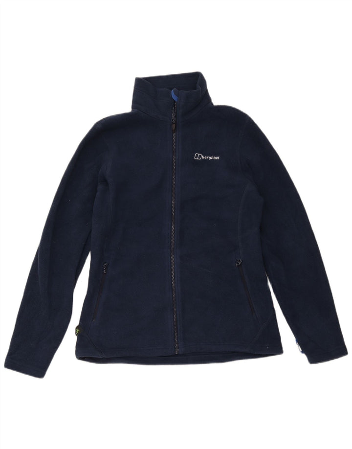 Женская флисовая куртка Berghaus UK 14, большой размер, темно-синий полиэстер