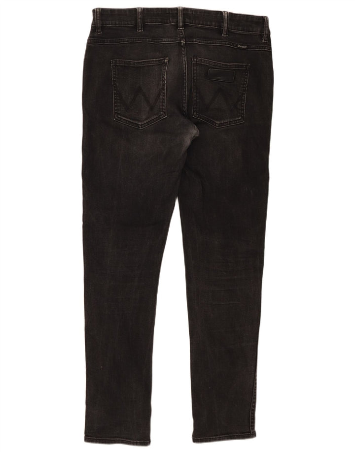 Мужские топы Wrangler Slim Jeans W32 L30, черные хлопковые