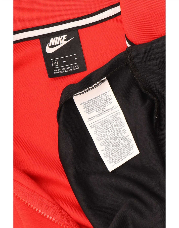 Мужской спортивный костюм-пуловер Nike, верхняя куртка, средний красный, полиэстер с цветными блоками