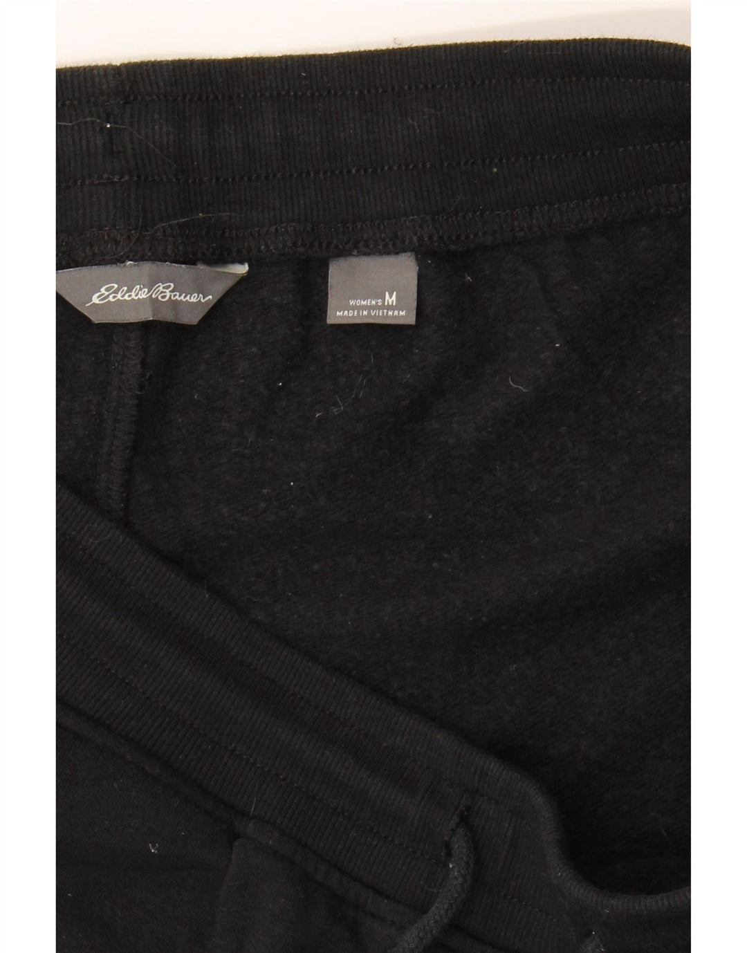 EDDIE BAUER Womens Tracksuit Trousers Joggers UK 14 Medium  Black Vintage Eddie Bauer and Second-Hand Eddie Bauer from Messina Hembry 