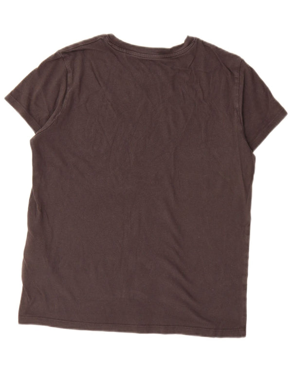 Женская футболка с рисунком Levi's Top UK 10, маленькая, черный хлопок