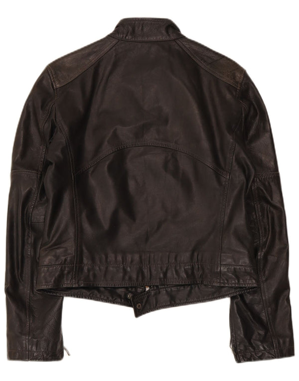 Куртка женская кожаная Victory IT 42 Medium Black Leather